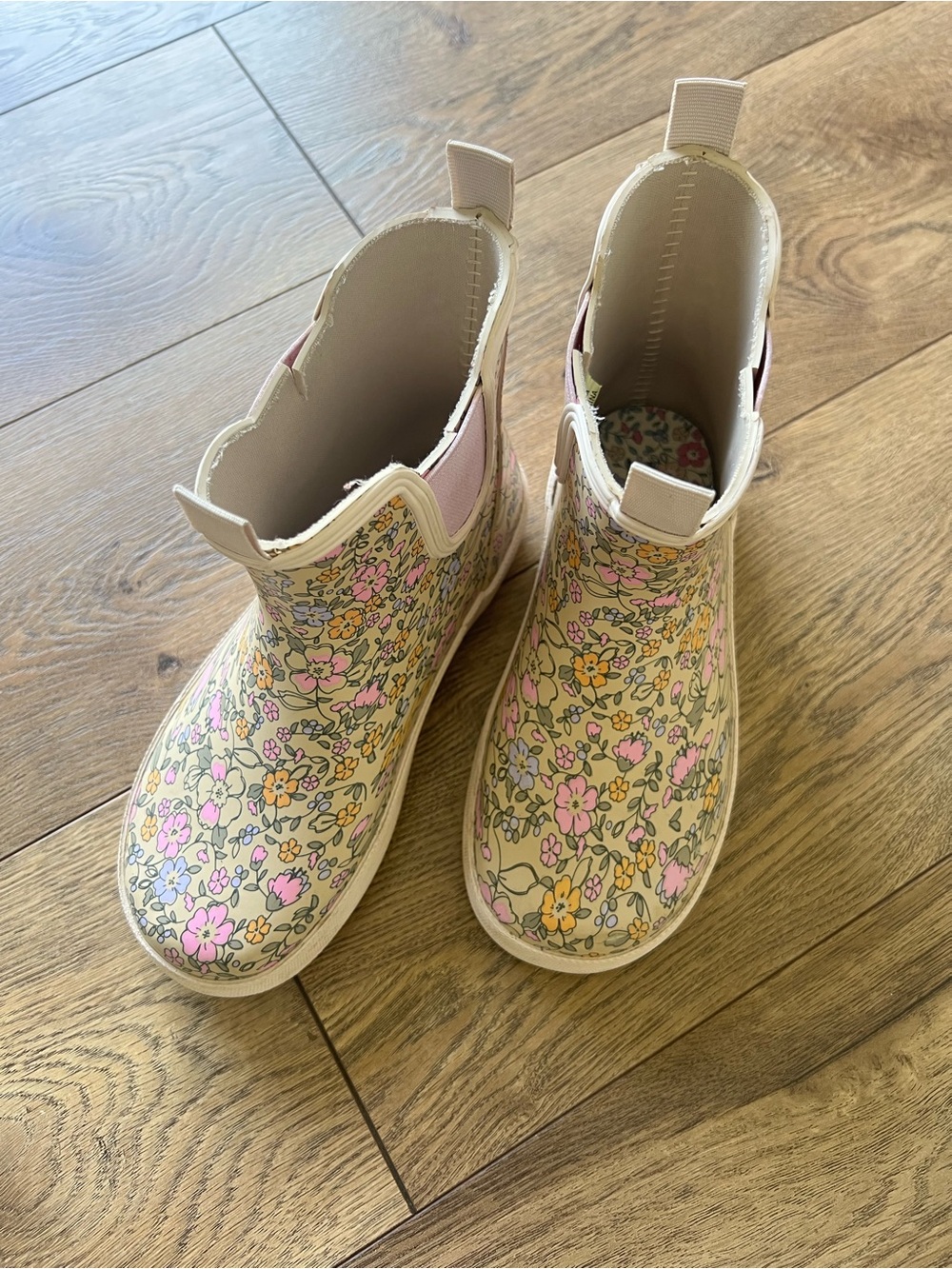 Zara Floral Kids Rain Boots